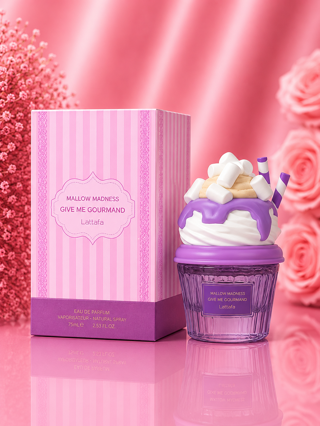 Lattafa Mallow Madness – Give Me Gourmand EDP (75ML / 2.53 FL OZ)
