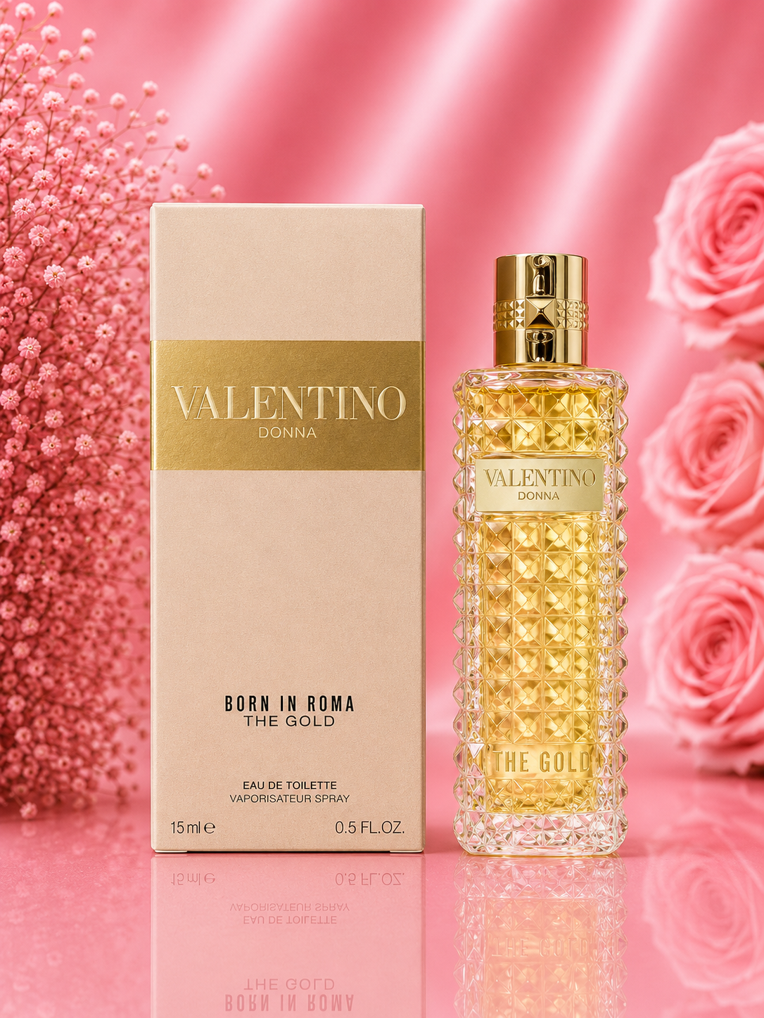 Valentino Donna Born in Roma The Gold EDT (15ML / 0.5 FL OZ)