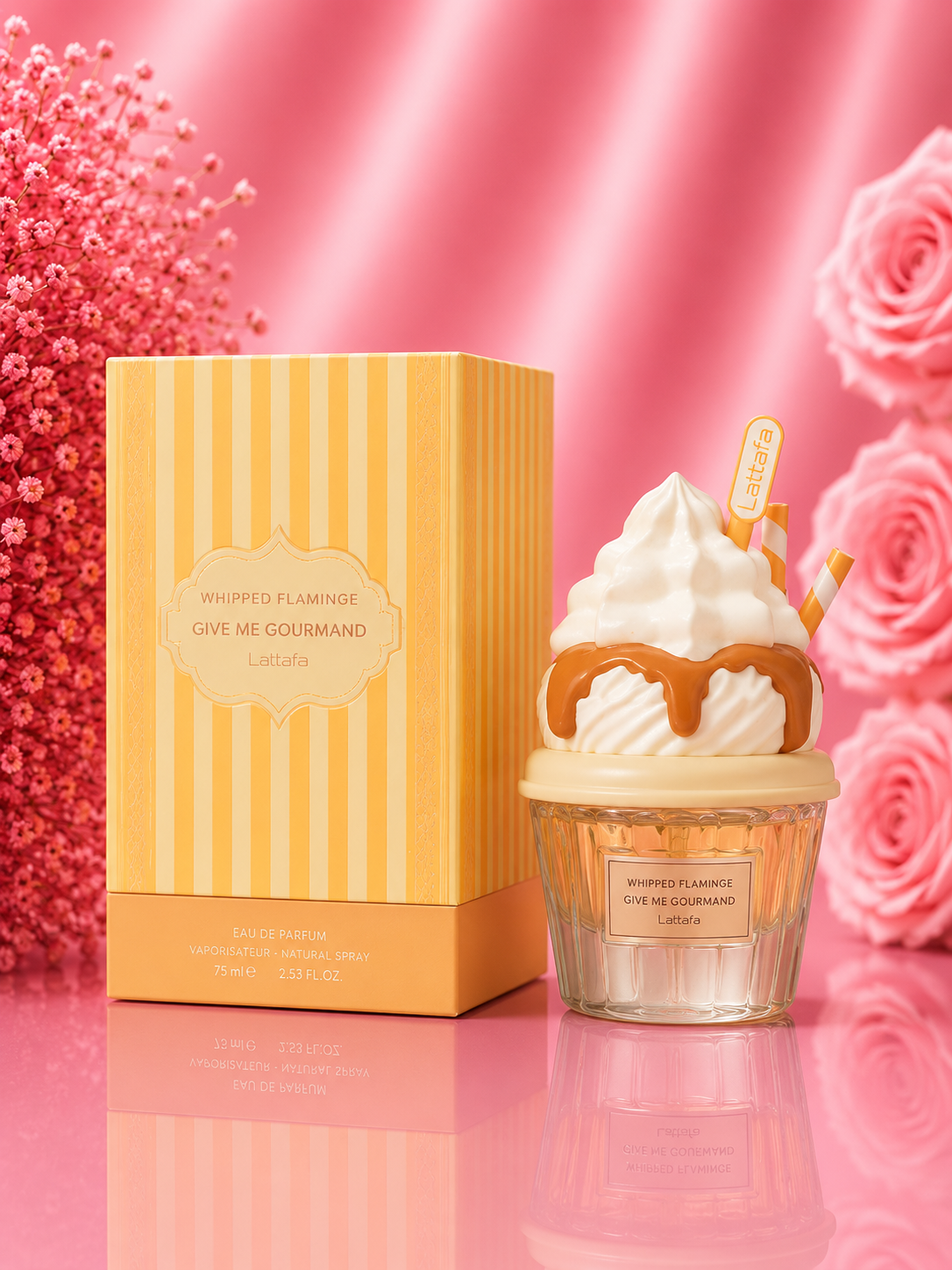 Lattafa Whipped Flaminge – Give Me Gourmand EDP (75ML / 2.53 FL OZ)